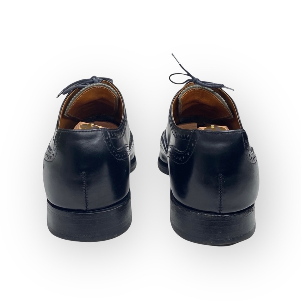 Polo Ralph Lauren โ Classic Oxford Wingtip Dress Shoes โ Black Leather โ 11.5 - Picture 5 of 17